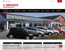 Tablet Screenshot of p-soerensen.dk